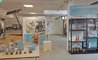 Das Bild zeigt eine Ausstellung im Kreismuseum Peine. 