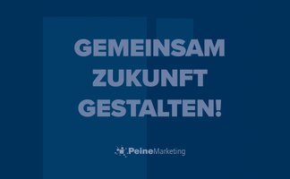 Das Bild zeigt den Schriftzug Gemeinsam Zukunft gestalten. 