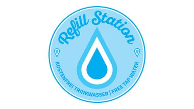 Das Bild zeigt das Logo der Initiative Refill Deutschland