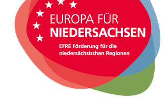 Das Bild zeigt das Logo der EU-Aufbauhilfe REACT EU (Recovery Assistance for Cohesion and the Territories of Europe) im Rahmen des Europäischen Fonds für regionale Entwicklung (EFRE).