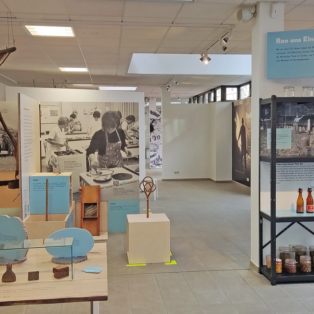 Das Bild zeigt eine Ausstellung im Kreismuseum Peine. 