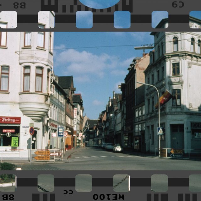 Historische Aufnahme der Peiner Innenstadt im Vergleich zu heute – Stadtführung im Sitzen mit alten und neuen Bildern zur Stadtentwicklung Peine.