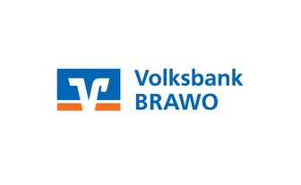 Das Bild zeigt das Logo der Volksbank Brawo.