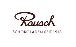 Das Bild zeigt das Logo von Rausch Schokoladen. 